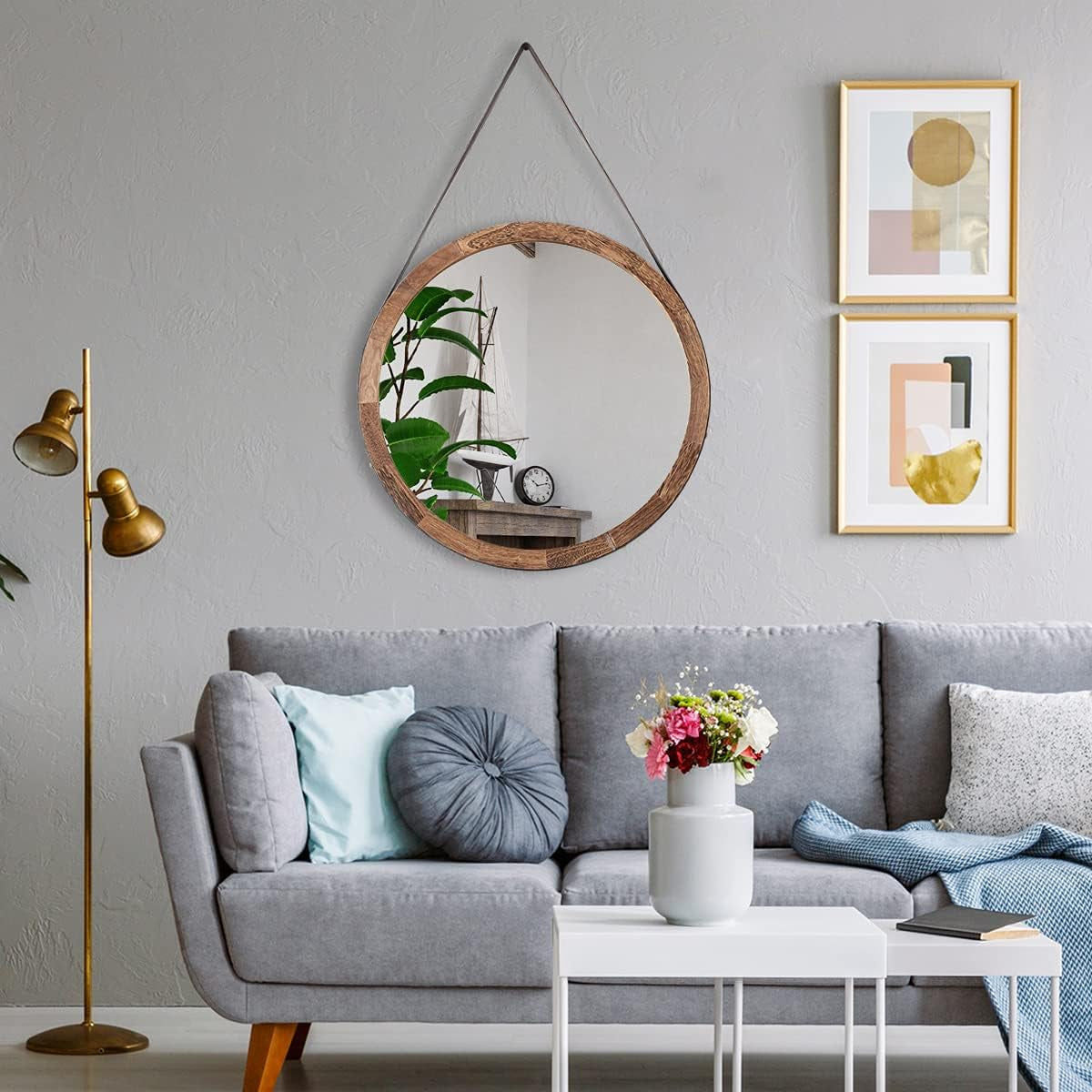 Sleek Arched-Top Mirror