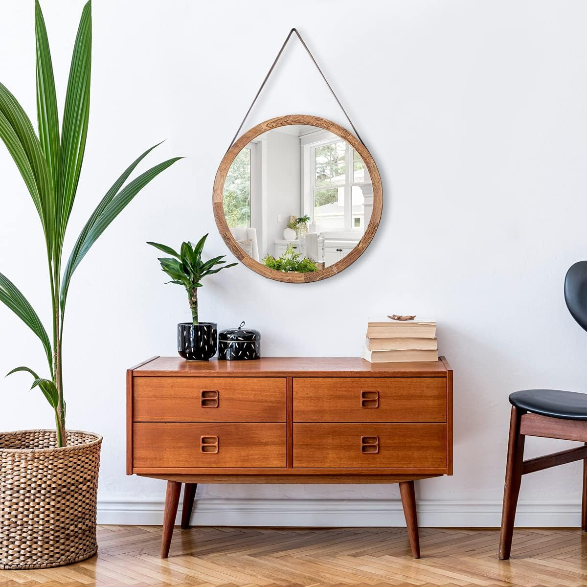 Sleek Arched-Top Mirror